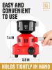 Red Multipurpose Electric Charcoal Starter Electric Charcoal Burner ETL Approved Electric Stove Coconut Charcoal Lighters with Tongs 450W Hot Plate El