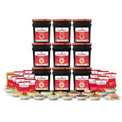 1080 Serving Package - 186 lbs - Includes: 6 - 120 Serving Entrace Buckets and 3 - 120 Serving Breakfast Buckets