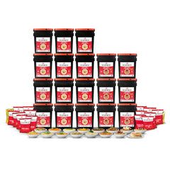 2160 Serving Package - 372 lbs - Includes: 12 - 120 Serving Entrace Buckets and 6 - 120 Serving Breakfast Buckets