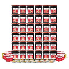 4320 Serving Package - 744 lbs - Includes: 24 - 120 Serving Entrace Buckets and 12 - 120 Serving Breakfast Buckets